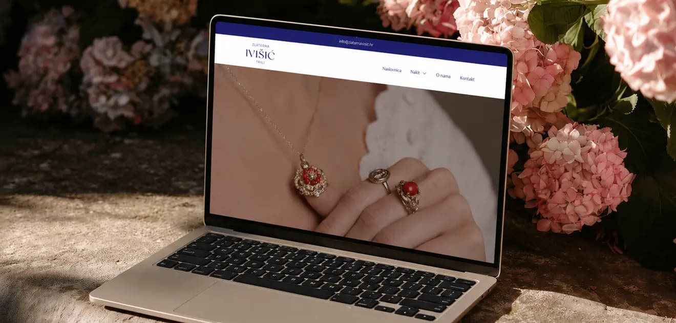 Kako smo za Zlatarnu Ivišić izradili web stranicu koja donosi